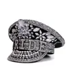 Basker bröllop Hen do Bride Hat Military Hat Sergeant Captain Hat Luxury Festival Birthday Part Hat kan anpassa 230811