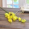 Dekorativa blommor 1 st 5 grenar Silk 98 cm Dancing Lady Orchid Artificial Home Decorations for Wedding Party