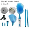 Vacuums Rotated Electric Sofa Cleaning Duster Household Cleaing Brush clean dust Removable Spin Scrubber Feather Dust Blinds for Home 230810