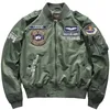 Giacche da uomo per uomo primavera hip hop tattico giacca da moto militare per moto MA-1 pilota Cotton cappotti maschio Bomber Bomber Jackets S-3XL 230810