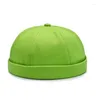 Berets Spring Summer Cap Мужская шапочка бейсбольная шляпа хлопковая хип-хоп купольная пара модная головная ура