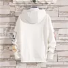 Bluzy męskie wiosenne jesienne wierzchołki harajuku bluzy koreańskie młodzież swobodne pullover streetwear hip-hopowe ubrania