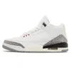 Chaussures de basket-ball Jumpman 3 femmes hommes Palomino 3s Mars Stone Washington Wizards Court blanc Purple Cool Grey Lucky Green Fire Red Sneakers Sneakers Sneakers 36-47