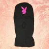 Beanie/Skull Caps 3 hål Vinter Balaclava Ski Mask Harajuku Y2K Pink Bunny Cat Hat Kawaii Full Face Mask Sticked Ski Snowboard Cap Hip Hop Beanie 230810