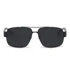 Lunettes de soleil noires surdimensionnées Designer Men Sport Lunettes de soleil Femmes Femmes de vélo d'extérieur Classic Vintage Goggle UV400 ADUBRAL SQUAGE SUNGLASSES HOMMES