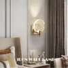 Vägg lampa sovrum sovrum kristall modern vardagsrum bakgrund lampor spegel front personlighet trappa gång