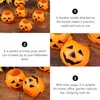 Assiettes Pumpkin Bucket Party Supplies Portables Portables Home Decor Po Prop Halloween Elements