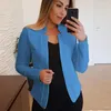 Women's Suits Tops Blazer For Woman 2023 In External Clothes Pink Black Cropped Jacket Elegant Stylish Blazers Tailoring Coats