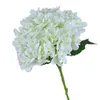 Dekorativa blommor faux hortensia bred applicering silke vibrant färg konstgjorda blommor bröllop centerpieces