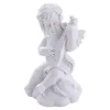 Dekoracje ogrodowe moda anioł statua ekologiczna ekologiczna no zapach niesamowity detal żywiczny miniaturowe figurki zaopatrzenia w domową rzeźbę