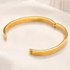 20Style Luxury Designer Mens Bangle Women Bracelet Brand Letter Jewelry Elegant Bracelets Accessory High Quality Anniversary Gift 18K Gold Plated