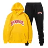 Heren Hoodies Sweatshirts modemerk Backwoods Set Fleece Hoodie Broek Dik Warm Trainingspak Sportkleding Trainingspakken met capuchon Heren sweatsuit 230810