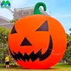 卸売ハロウィーンの装飾屋外イベントプロモーション用の巨大なインフレータブルカボチャの大型ショッピングモールガーデンディスプレイ