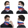Scarves Russia Flag Bandana Neck Cover Printed Russian Wrap Scarf Multi-use Balaclava Outdoor Sports For Men Women Adult Washable