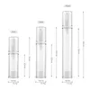 Förvaringsflaskor 5 ml/10 ml/15 ml skummande tvålflaska tom plastmousse ansiktsrengöringspump pump återfyllbar reselotion schampo dispenser