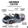 다이 캐스트 모델 자동차 1 32 Porsche 911 917 합금 자동차 미니어처 Targa 컨버터블 슈퍼카 어린이 선물 금속 차량 어린이 장난감 소년 D Dhybt