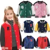 Vestes Kids Winter Jacket Button Lettre décontractée Baseball Uniforme Mounds Round Neck Cardigan Sportswear Automne and Winter Child Clothes 230811