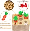 Pull Toys Montessori 1-Year Toys Baby Carrot Set Game Children's Wooden Toys Shape Sorting Matching Educational Children's Toys Z230814