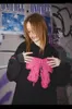 Kadın Hoodies Unifree Ağır Sanayi Delikleri Yıkama Kadınlar Bow Tatlı Gevşek Retro Sokak Giyim Moda Külot Üstler