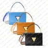 Moda para mujer Casual Designe Luxury TWIST Bolso de hombro Bolso de cadena Bolso cruzado TOTE Bolso TOP Calidad de espejo M21554 M21555 Monedero Bolsa