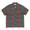 Erkekler sıradan gömlekler lekeli desen wacko maria gömlek erkek kadın hawaii gömlekleri üst tee kısa kol 230810
