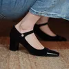 SURES BUTS Women Slingbacks Pumps 2023 Seksowne spiczaste palce gęste na wysokim obcasie płytkie popiół żeńskie ślubne retro