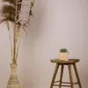Set di stoviglie da 10 pezzi Porta di frutta di rattan Bastolo artificiale Mini vaso Vaso decorativo decorativo in legno di legno decorazioni da tavolo da ufficio premium