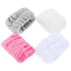 Accessories 4 Pairs Household Face Wash Wristbands Spa Elastic Cuffs Washing Scrunchies Convenient Headband Towel Simple