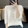 Женские свитера красивые nuo Wool Hollow Fuster футболка мода, вязаная пуловер O-образного вырезок, продавая тонкий стиль