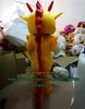 EVA MATRICATY RED et jaune Dinosaur Mascot Costume Cartoon Set Advertising Game Birthday Party Party Play Adult Taille 205