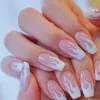 False Nails 24pcs 흰