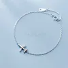 Celte di unica memoria dolce dolce mini aereo in aereo argento color femmina Braccialetti ridimensionabili SBR210