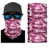 Bandanas utomhus sömlös halsduk cykling bandana buffs kamouflage nacke gaiter tube pannband fiske vandring balaclava kvinnor huvudbonad mask