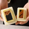 Baking Moulds 3Pcs/Set Square Cookie Cutters Molds DIY Fondant Cake Mold Decoration Tools Pastry Kitchen Accessories