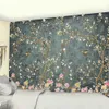 Arazzi da muro di fiori a muro dipinto di olio di arazzo per la casa decorazione per la casa psichedelica ara ad arazzi per letti a tappeto tastrello personalizzabile R230811