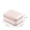 Förvaringspåsar Portable Jewelry Box Creative Double-Layer Organizer Display Travel Case Boxes Earring