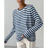 Women's Sweaters Striped Sweater Bottoming 2023 Core-spun Knitted Fashion All-match Winter Clothes Women