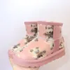 Australia Classic Mini Boots Clear Kids uggi Scarpe Ragazze designer Jelly Toddler ug baby Bambini inverno Snow Boot kid gioventù sneaker wggs scarpa Natural 936f #