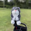 Diğer Golf Ürünleri Her türlü Hayvan Golf Kulübü Baş Koruyucu Kapak Headcover No.1 Sürücü Fairway Hibrid Ahşap Kapakları Hayırlık Golf Hediyeleri 230811