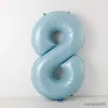 Decoration Blue Number Foil Balloons Big Happy Birthday Wedding Decoration Years Old Balloon Supplies