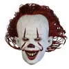 Film Stephen King's It 2 ​​Horror Pennywise Clown Joker Mask Tim Curry Mask Cosplay Halloween Party Props a mené Luminal Mask