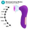 Vibratori che succhiano il vibratore di dildo a 8 velocità vibrante ventosa orale sesso sesso aspirazione aspirazione capezzolo clitoride stimolatore giocattoli erotici per donne 230811