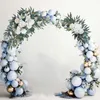 Decorative Flowers Wedding Arch Handmade Farmhouse Artificial Flower Swag For Drapes Table Parties Car Front Door