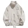 남자 재킷 재킷 소년 2023 봄과 가을 모자없는 느슨한 느슨한 착용 얇은 일본 캐주얼 겨울하라 주쿠 스타일 커플 코트