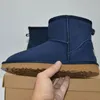 نساء الكاحل الكلاسيكي Mini لـ Chesut Black Gray Navy Booties Cow Boy Winter Boot Boots Warm Boots Eur 36-41 93026 S