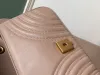Kadın tasarımcı klasik tarzı moda çantaları omuz çantası aşk kalp zinciri flep crossbody el çantaları yüksek kaliteli gerçek deri kapitone çanta 4 renk boyutu 26cm