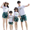 Family Matching Outfits Family Matching Outfits Summer Beach Mum Daughter Dad Son T-shirt Pants Holiday Couple Matching Outfit for Travel R230810