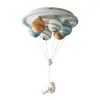 Ceiling Lights Space Astronaut Children's Room Lamp Bedroom Fashion Led Modern Simple Creative Boy