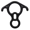 Rock Protection Figure 8 Rappelling Gear Bent-Ear Design Safer Durable for Climbing Fire Fighting Aerial Work HKD230810