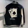 Männer Jacken 2023 Ankunft Top Mode Charakter Lose Baumwolle Stickerei Bomber Mantel Herbst Baseball Anzug Casual Gedruckt Weibliche 230810